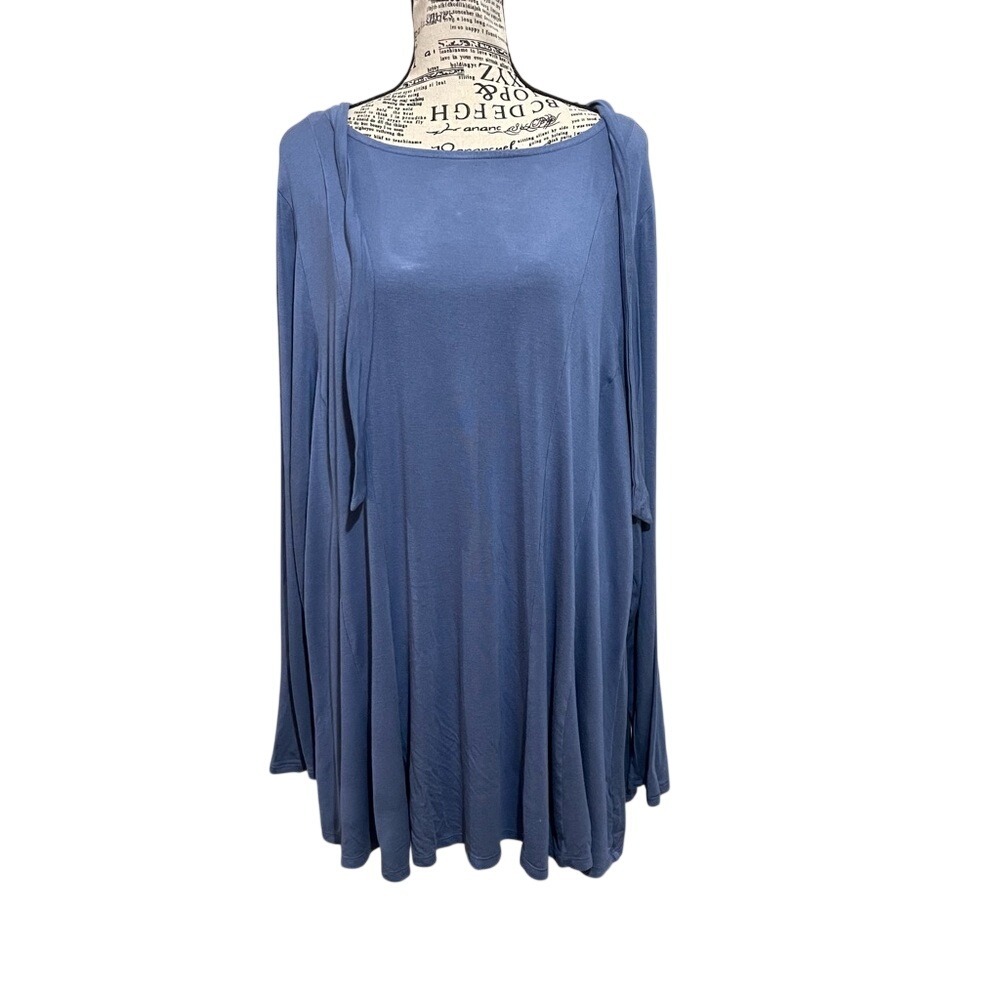 Laneβ Bryant Flowing Blue Tunic Top